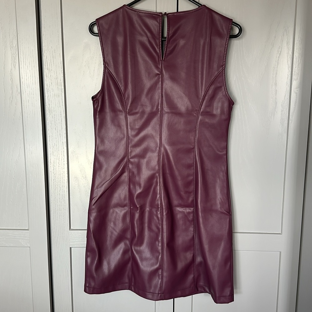 New leather mini dress - Picture 5 of 5